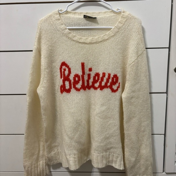 Wooden Ships Believe Sweater - Picture 2 of 7